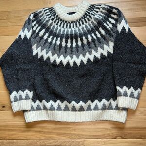 Beautiful Paul James Nordic wool-alpaca sweater. Women’s Medium